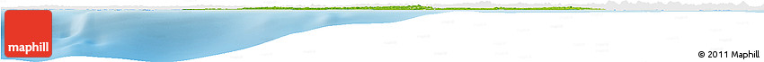 Physical Horizon Map of Kru Coast Terr., single color outside