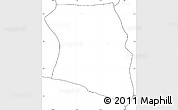 Blank Simple Map of Lowe Kru Coast, no labels