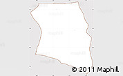 Classic Style Simple Map of Lowe Kru Coast, cropped outside