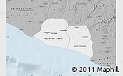 Gray Map of Kru Coast Terr.