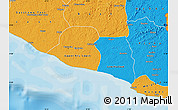 Political Map of Kru Coast Terr.