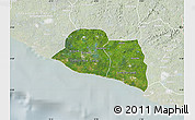 Satellite Map of Kru Coast Terr., lighten