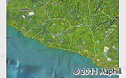 Satellite Map of Kru Coast Terr.