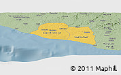 Savanna Style Panoramic Map of Kru Coast Terr.