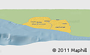 Savanna Style Panoramic Map of Kru Coast Terr., single color outside