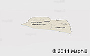 Shaded Relief Panoramic Map of Kru Coast Terr., cropped outside