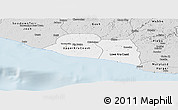 Silver Style Panoramic Map of Kru Coast Terr.
