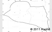 Blank Simple Map of Kru Coast Terr., no labels