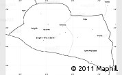 Blank Simple Map of Kru Coast Terr.