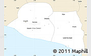 Classic Style Simple Map of Kru Coast Terr.