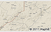 Shaded Relief 3D Map of Gbarma