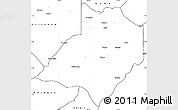 Blank Simple Map of Gbarma