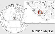 Blank Location Map of Guma, highlighted parent region