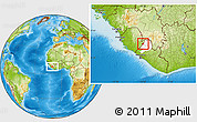 Physical Location Map of Guma, highlighted parent region