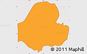 Political Simple Map of Guma, cropped outside