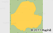 Savanna Style Simple Map of Guma, single color outside