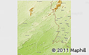 Physical 3D Map of Zorzor