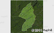 Satellite 3D Map of Zorzor, darken