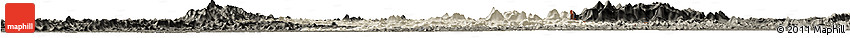Shaded Relief Horizon Map of Zorzor, darken Shaded Relief Horizon Map of Zorzor, darken