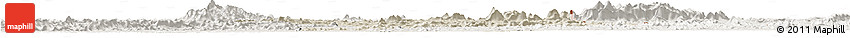 Shaded Relief Horizon Map of Zorzor, lighten Shaded Relief Horizon Map of Zorzor, lighten