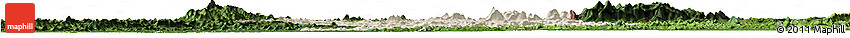 Shaded Relief Horizon Map of Zorzor, satellite outside