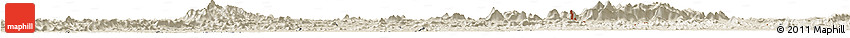 Shaded Relief Horizon Map of Zorzor