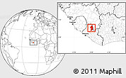 Blank Location Map of Zorzor