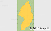 Savanna Style Simple Map of Zorzor