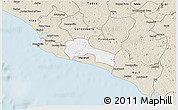 Classic Style 3D Map of Mamba Kaba