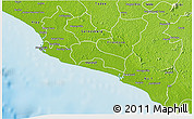 Physical 3D Map of Mamba Kaba