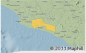 Savanna Style 3D Map of Mamba Kaba
