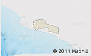 Shaded Relief 3D Map of Mamba Kaba, single color outside