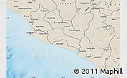 Shaded Relief Map of Mamba Kaba