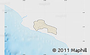 Shaded Relief Map of Mamba Kaba, single color outside