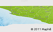 Physical Panoramic Map of Mamba Kaba