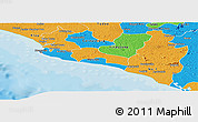 Political Panoramic Map of Mamba Kaba