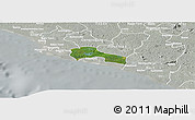 Satellite Panoramic Map of Mamba Kaba, lighten, semi-desaturated