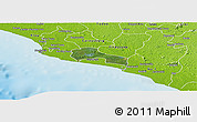 Satellite Panoramic Map of Mamba Kaba, physical outside