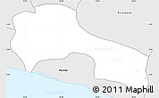 Silver Style Simple Map of Mamba Kaba