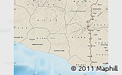 Shaded Relief Map of Maryland