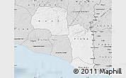 Silver Style Map of Maryland