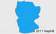 Political Simple Map of Kakata, cropped outside