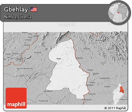 Gray 3D Map of Gbehlay