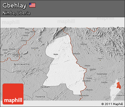 Gray 3D Map of Gbehlay