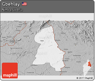 Gray 3D Map of Gbehlay