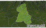 Satellite 3D Map of Gbehlay, darken