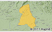Savanna Style 3D Map of Gbehlay