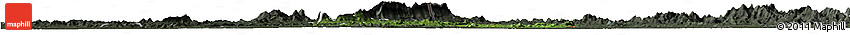 Satellite Horizon Map of Gbehlay, darken, semi-desaturated