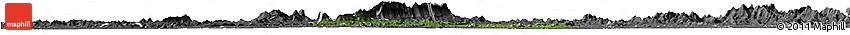 Satellite Horizon Map of Gbehlay, desaturated