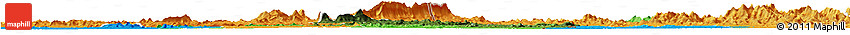 Satellite Horizon Map of Gbehlay, political outside